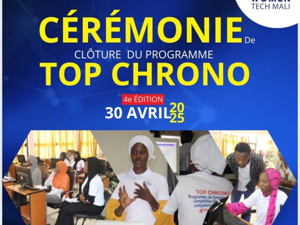 Invitation Clôture du programme Top Chrono